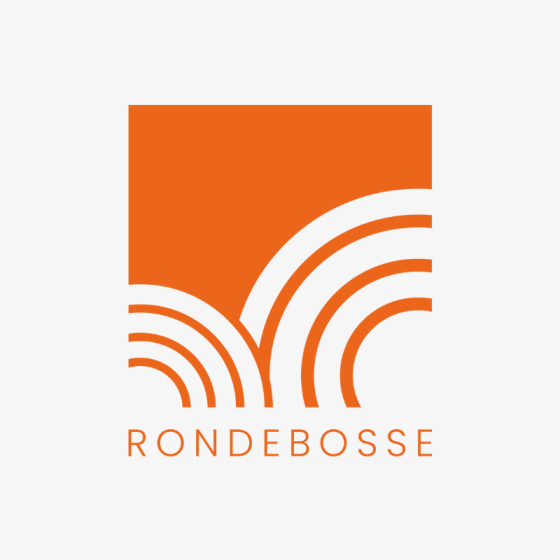 DU SIROP design, agence graphique : création logo mixte pour marque Rondebosse. Version complète officielle