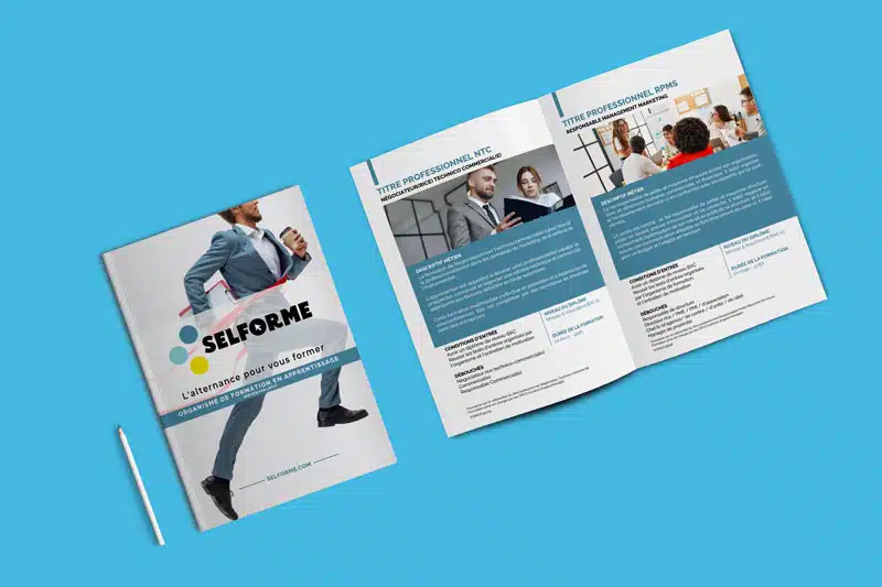 agence création de plaquettes commerciales, DU SIROP design