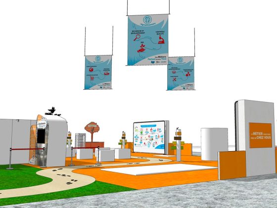 créations visuels stands, agence DU SIROP design